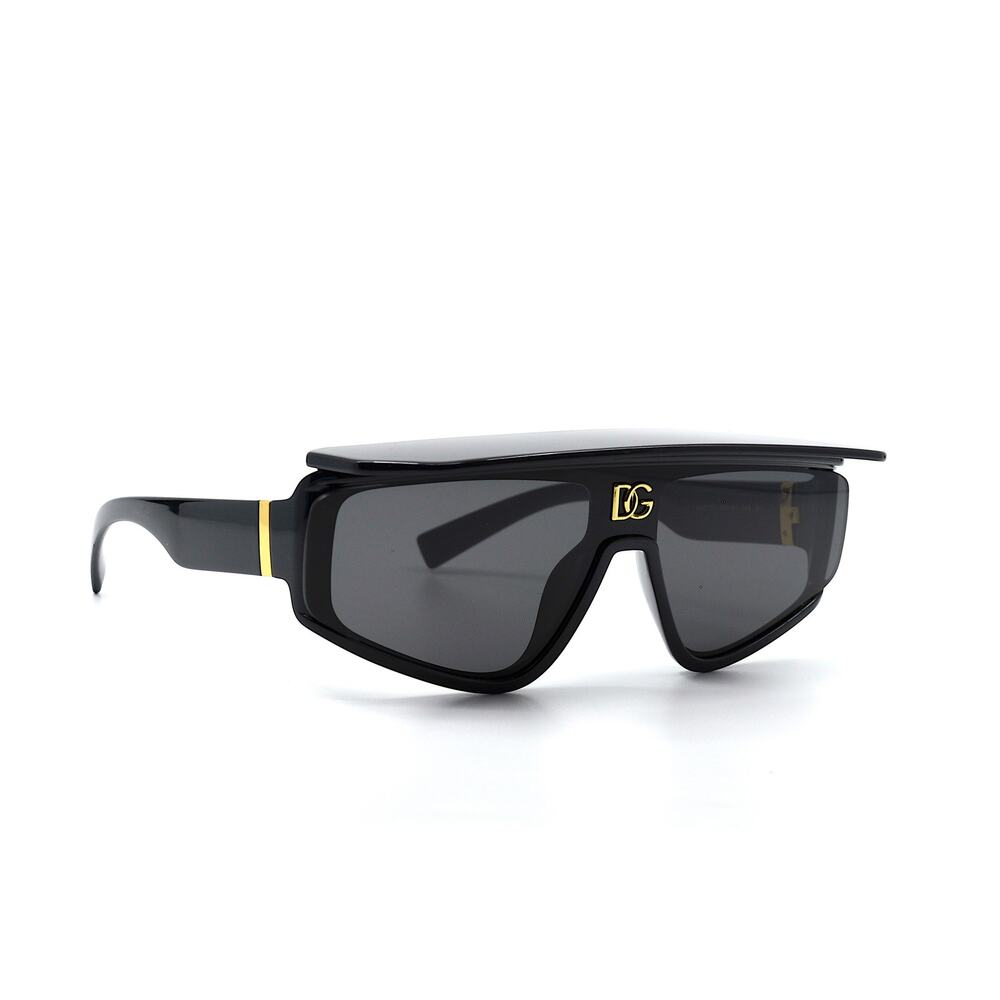 NEW DOLCE&GABBANA DG6177 501/87 BLACK DARK GREY UNISEX AUTHENTIC SUNGLAS…